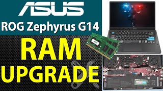 How to Upgrade RAM for ASUS ROG Zephyrus G14 GA401Q Laptop