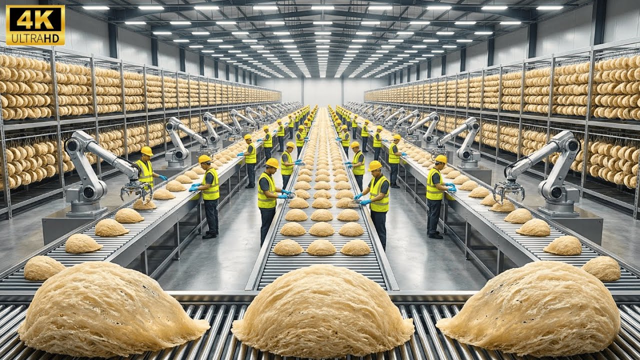 Inside the Massive Bird's Nest Factory: The Secret Process of "White Gold"