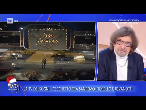 Video Claudio Cecchetto tra Sanremo, Fiorello e Jovanotti - La volta buona 05/01/2026