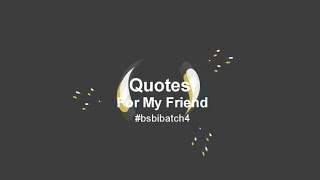 Quotes by BSBI Batch 4 #2