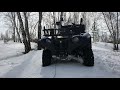 YAMAHA GRIZZLY 700 покатушки по СНЕГУ