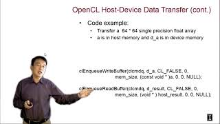 Heterogeneous Parallel Programming 7.4 - Related Programming Models   OpenCL Host Code Cont