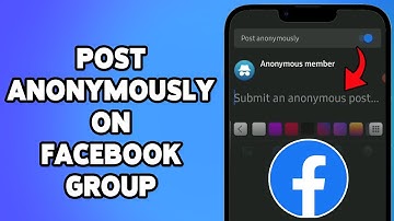 How To Post Anonymously On Facebook Group 2023 | Write Anonymous Post In Facebook Group | FB App