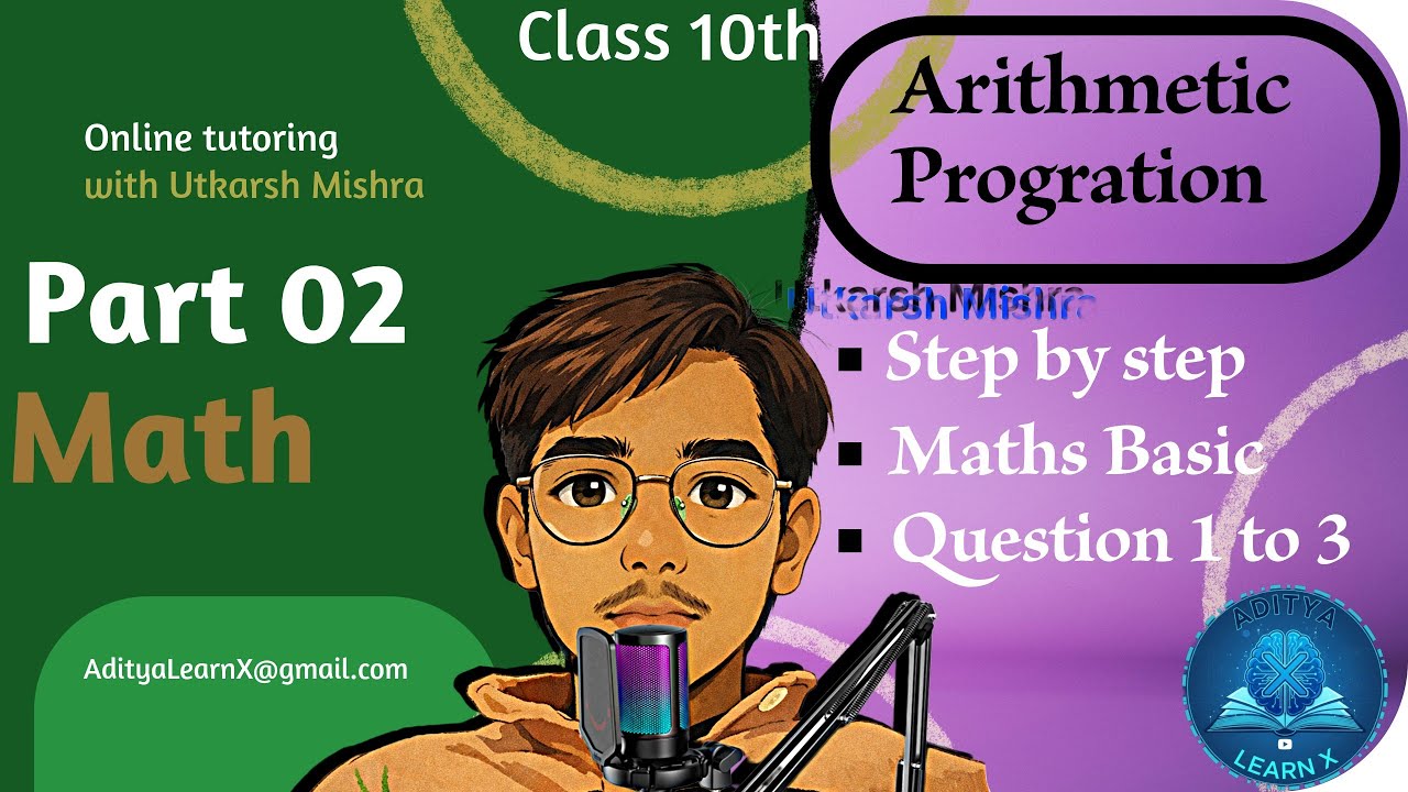 Arithmetic progration|part 2 |class 10th |Chapter 05 |Rs aggrawal |By Utkarsh Mishra | Aditya LearnX