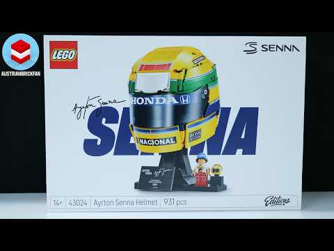 LEGO Editions Formula 1 43024 Ayrton Senna Helmet Speed Build