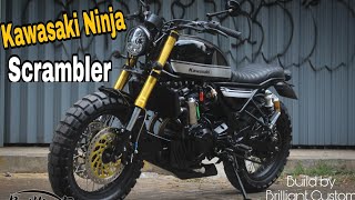 Kawasaki Ninja 250 Custom - Scrambler by Brilliant Custom #Alvlog155