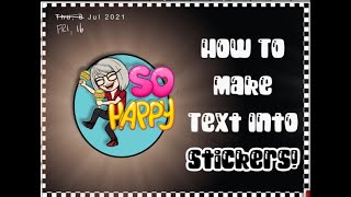 Using ZoomNotes- How To Make Text Into Stickers