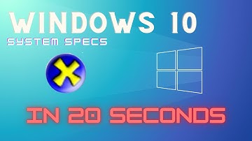 Check your PC SPECS in 20 SECONDS | Dxdiag Tutorial
