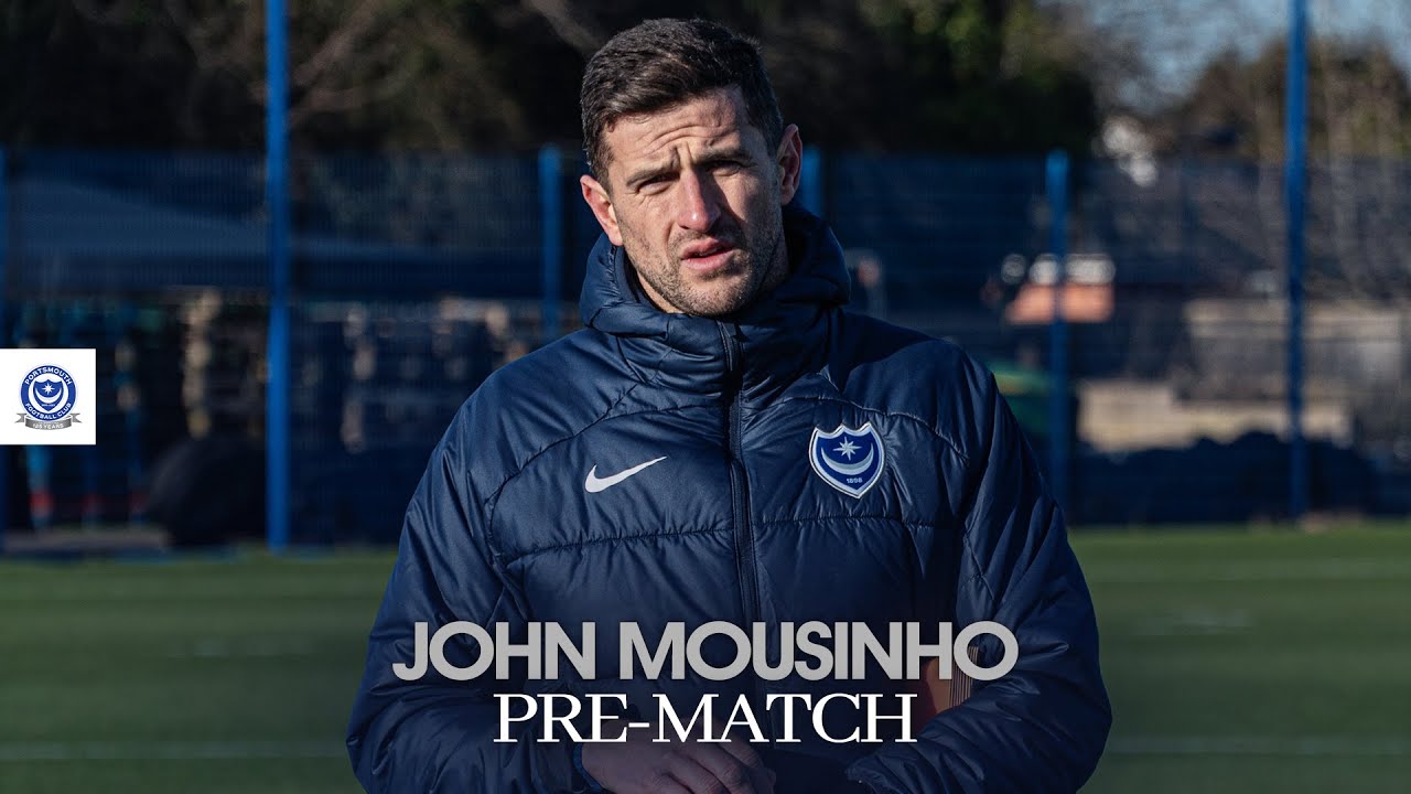 John Mousinho pre-match | Pompey vs Leyton Orient