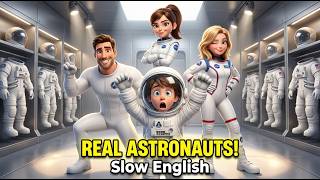 Space Center Adventure: Zero Gravity &amp; Spaceship Simulator! | Easy English Story (A1-A2)
