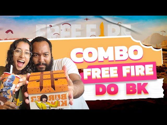 Burger King lança combo Free Fire e amplia presença no universo