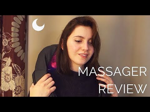 ASMR - Naipo Shiatsu 3D massager unboxing & review