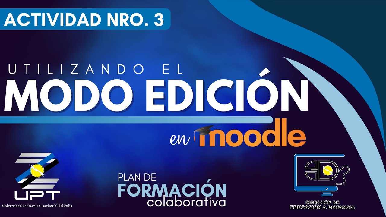 Utilizando Modo Edición en Moodle