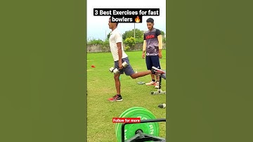 3 Best Exercises for fast bowlers  💪🏻 | #shorts #fastbowling #cricketvideo