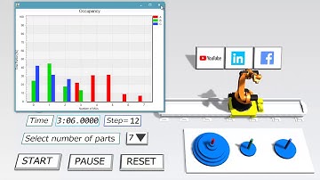 VIRTUITY | Digital Twin | Tower of Hanoi solved by Robot