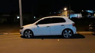 Vw Gol G6 Rebaixado Aro 17 Molas Red Coil Rodas Strong