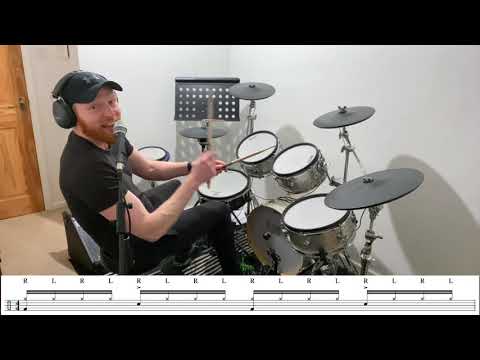 Drums For Beginners: The 16th Note Feel (Two Hands On Hi Hat) 🥁