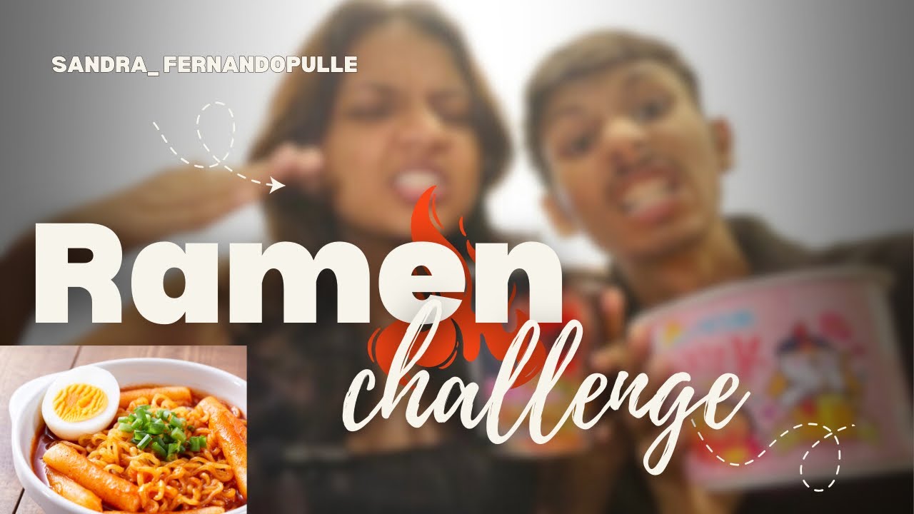 Ramen Challenge vs My Boyfriend 🍜🔥 Who Cried First? 