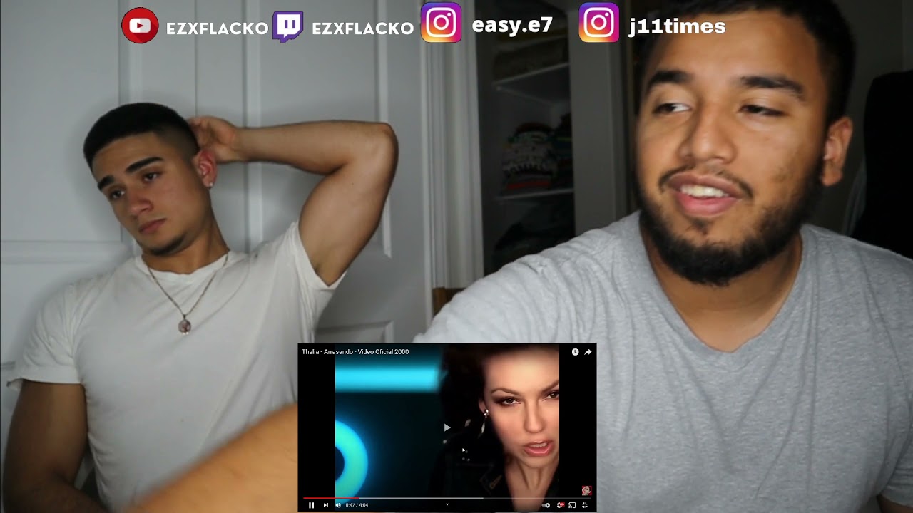 Thalia - Arrasando - Video Oficial 2000 | REACTION - YouTube
