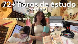 ESTUDANDO POR 72H 📚🧮⭐️ 3 DIAS DE ESTUDO COMIGO + dicas de estudo