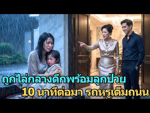 บ้านสามีไล่เธอออกกลางดึกพร้อมลูกที่ไข้สูง 10 นาทีต่อมา ขบวนรถหรูจอดแน่นทั้งถนนจนทุกคนอึ้งกันหมดทันที