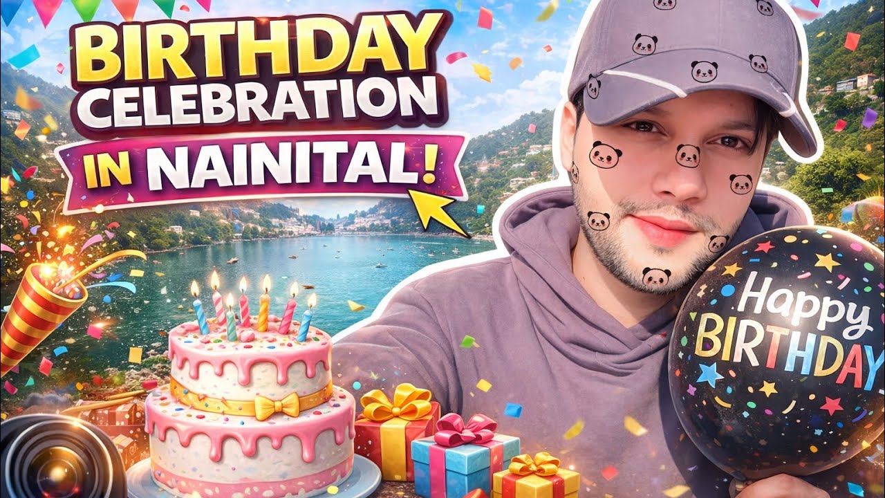 Mera Birthday Nainital Me celebrate 🥳 Kiya | My Full Vlog | Es Baar k birthday me mza aagya❤️‍🩹🥂
