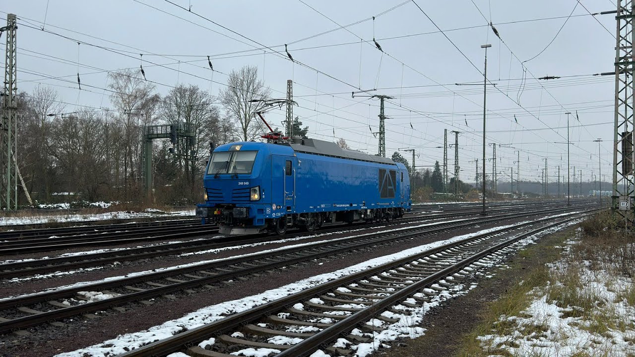 Cabdrive/Führerstandsmitfahrt von Neustrelitz - Mukran vom 16.12.2023 (bitte Untertitel einschalten)