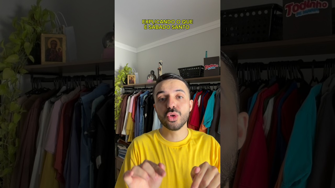 O que é a SÁBADO SANTO? Deixa que eu te explico! 😉