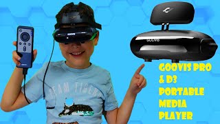 Goovis Pro 3D Personal Viewer and D3 Portable Media Player Full Review