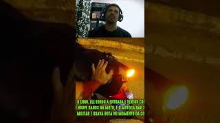 😱 Desviou do primeiro e bateu no segundo 😱 #react #cortes #eduferaofc #acidente #moto