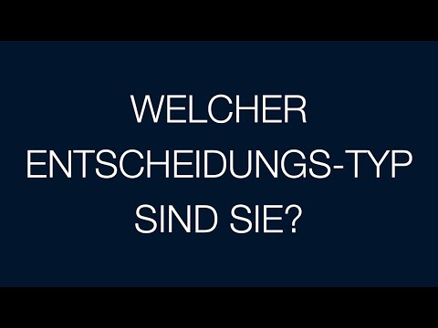 Welcher Entscheidungs-Typ sind Sie? | OPTENDA - video from OPTENDA