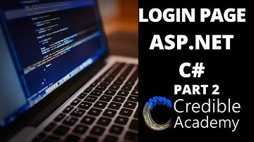 how to create a login page in asp.net part 2