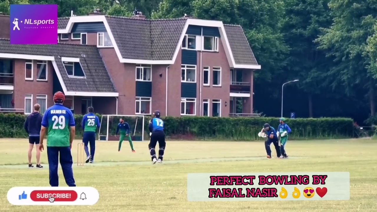 Perfect Bowling by Faisal nasir cricket league Netherlands 2022 