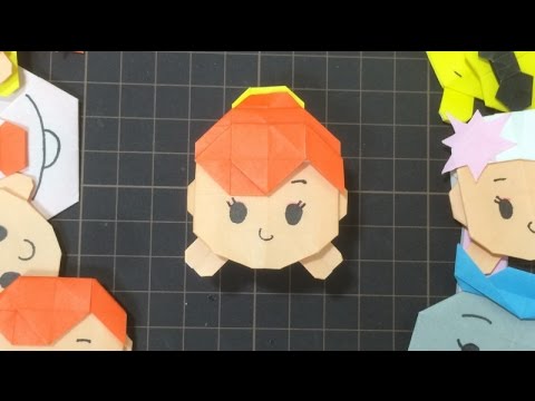 折り紙origamiツムツム折り方 簡単イーヨー くまのプーさん How To Fold Yeo Youtube