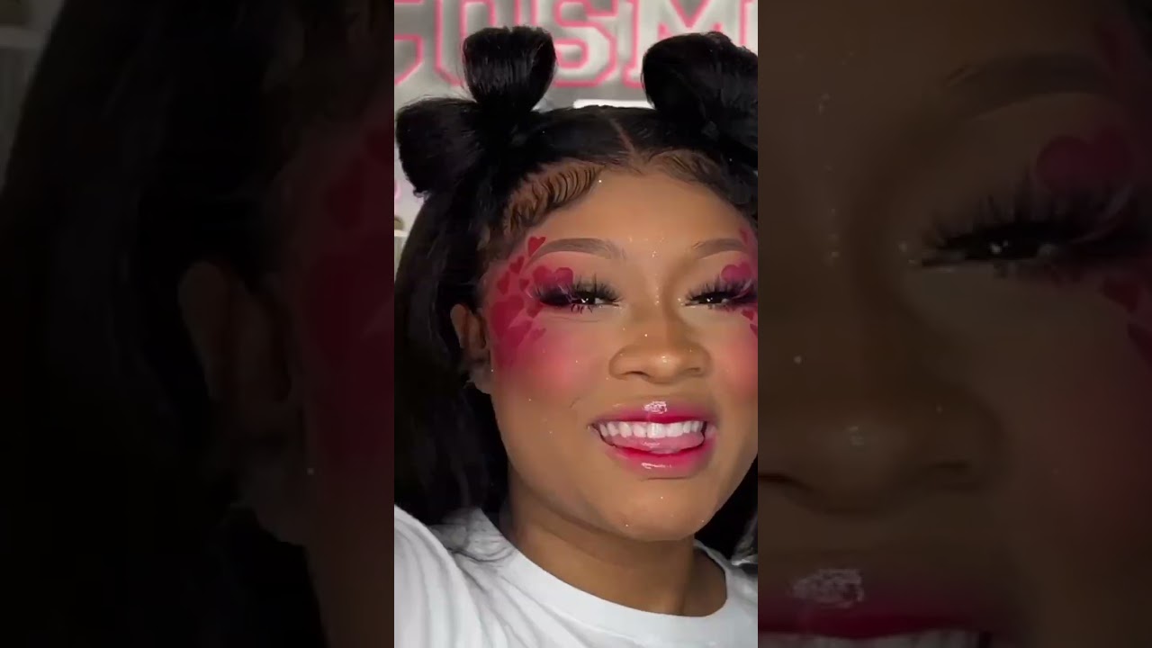 Creative Valentine makeup inspo! 🎨💄    