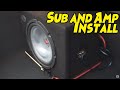 How to Install a Subwoofer and Amplifier in a car
