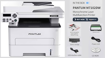 Pantum M7102DW Laser Printer Scanner Copier 3 in 1, Wireless Connectivity & Auto Two Sided Printing