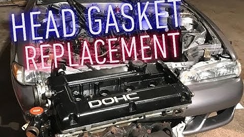 4G63 Head Gasket Replacement + EASY How To Time 6 bolt DSM