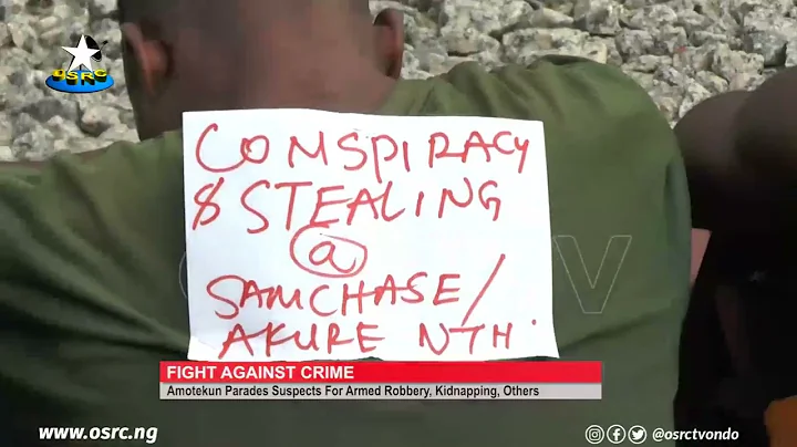 Amotekun Arrests Suspected Criminals Across Ondo, Commander Pledges Zero Tolerance for Crime