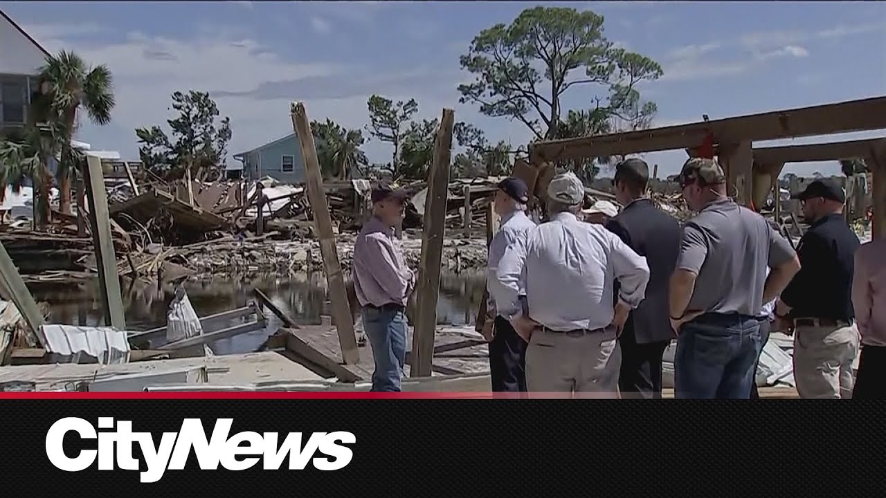 President Joe Biden surveys Helene devastation