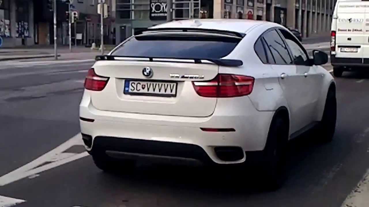 BMW X6 M50d with Hamann rims drive by