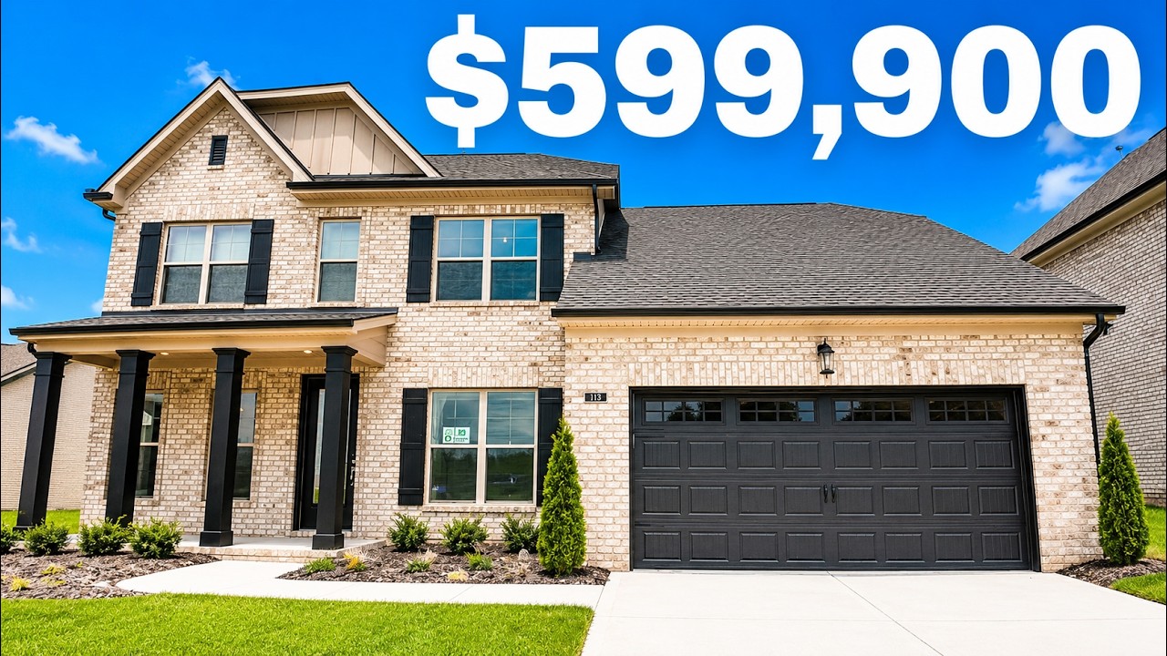 Gallatin Home Tour - New All-Brick With 3 Full Baths Under $600K - Where to Live In Nashville
