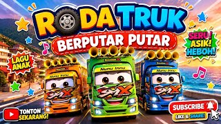 Roda Truk Berputar-putar 🚍| Lagu Anak Seru & Edukatif | Wheels on the Truk Indonesia Lagu Anak Ceria