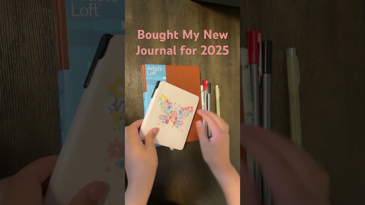 New Bullet Journal for 2025 and Supplies!