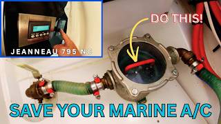 Maintain Your Boats A/C - How to KEEP IT Clean! Jeanneau 795 NC
