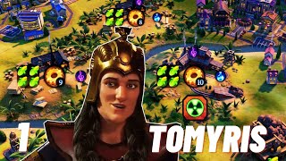 Tomyris Domination - Civ 6 Scythia (Ep 1)