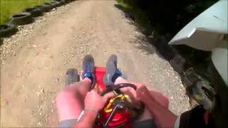 dévalkart a la station de Valdrome, final ride.
