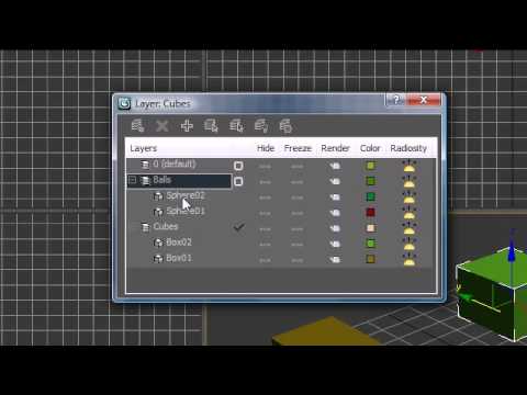 YouTube 3Ds Max Tutorial 7 Hide Freeze and Layers - YouTube