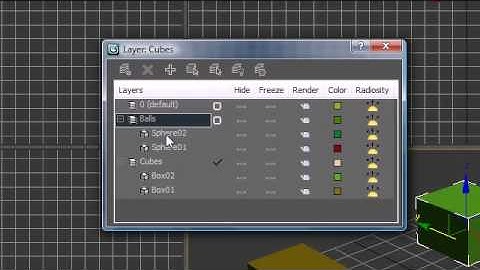 YouTube   3Ds Max Tutorial   7   Hide  Freeze  and Layers
