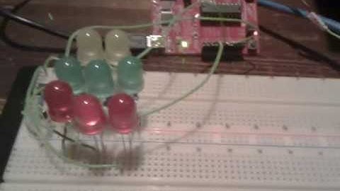 Launchpad MSP430 + 8bit Shift register (74HC595)